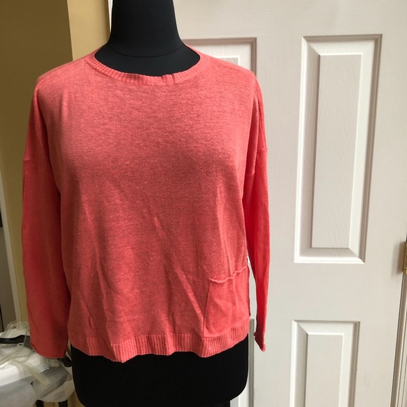 EILEEN FISHER Organic Linen Top, Sz M/M NWOT - Picture 2 of 8